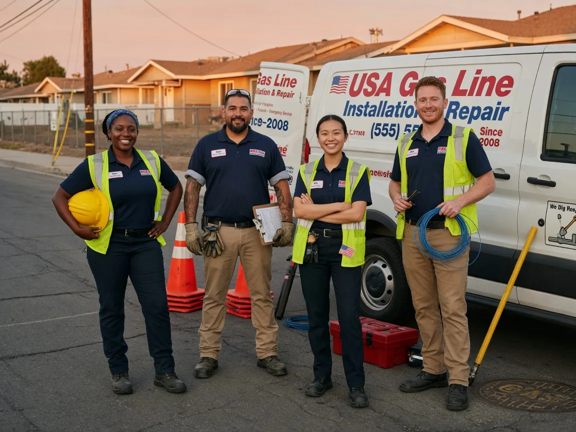 Gas Line Installation company in Twin Oaks, OK